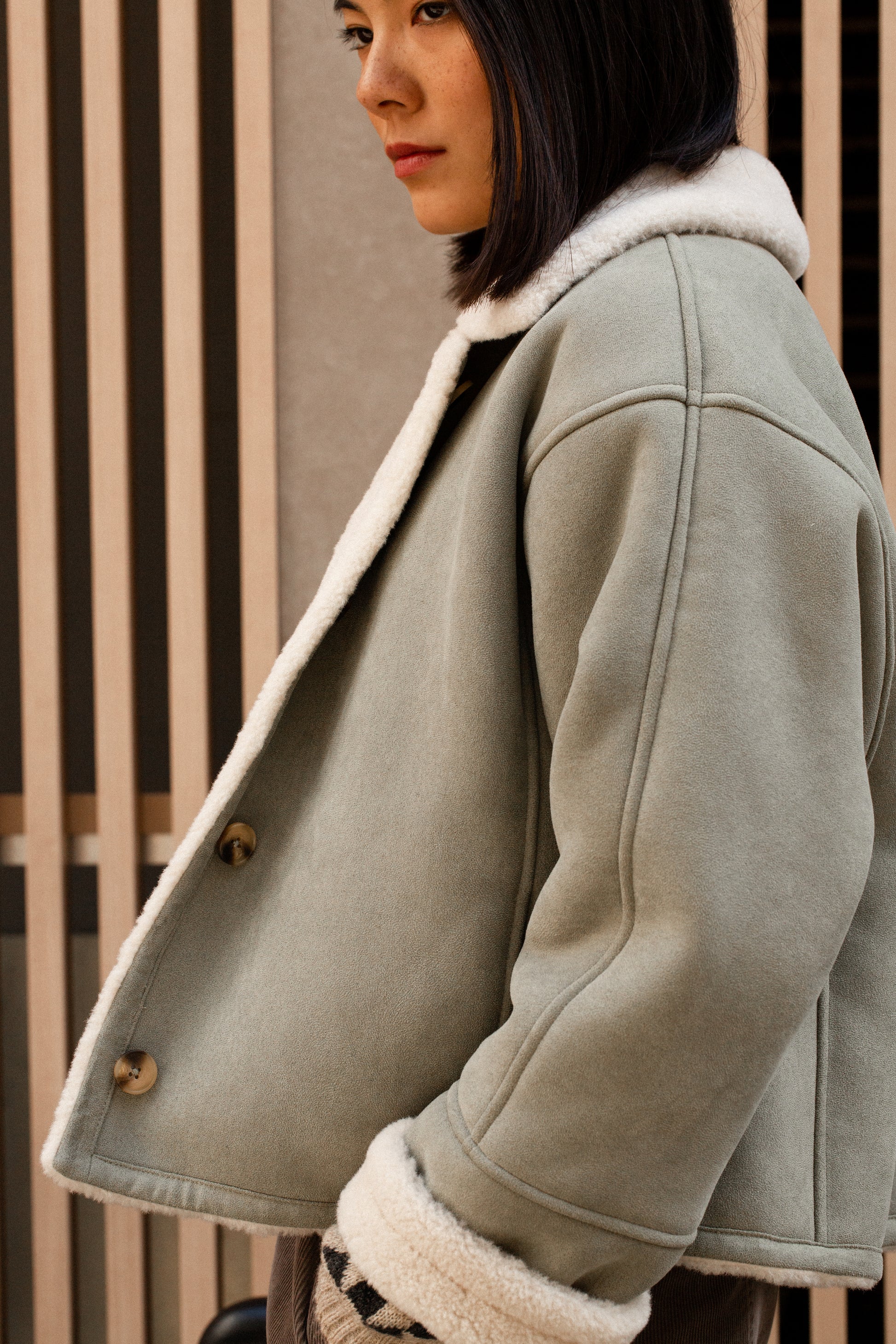 Nubuck Effect Coat