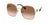 Sunglasses 52WS Pale Gold w Brown