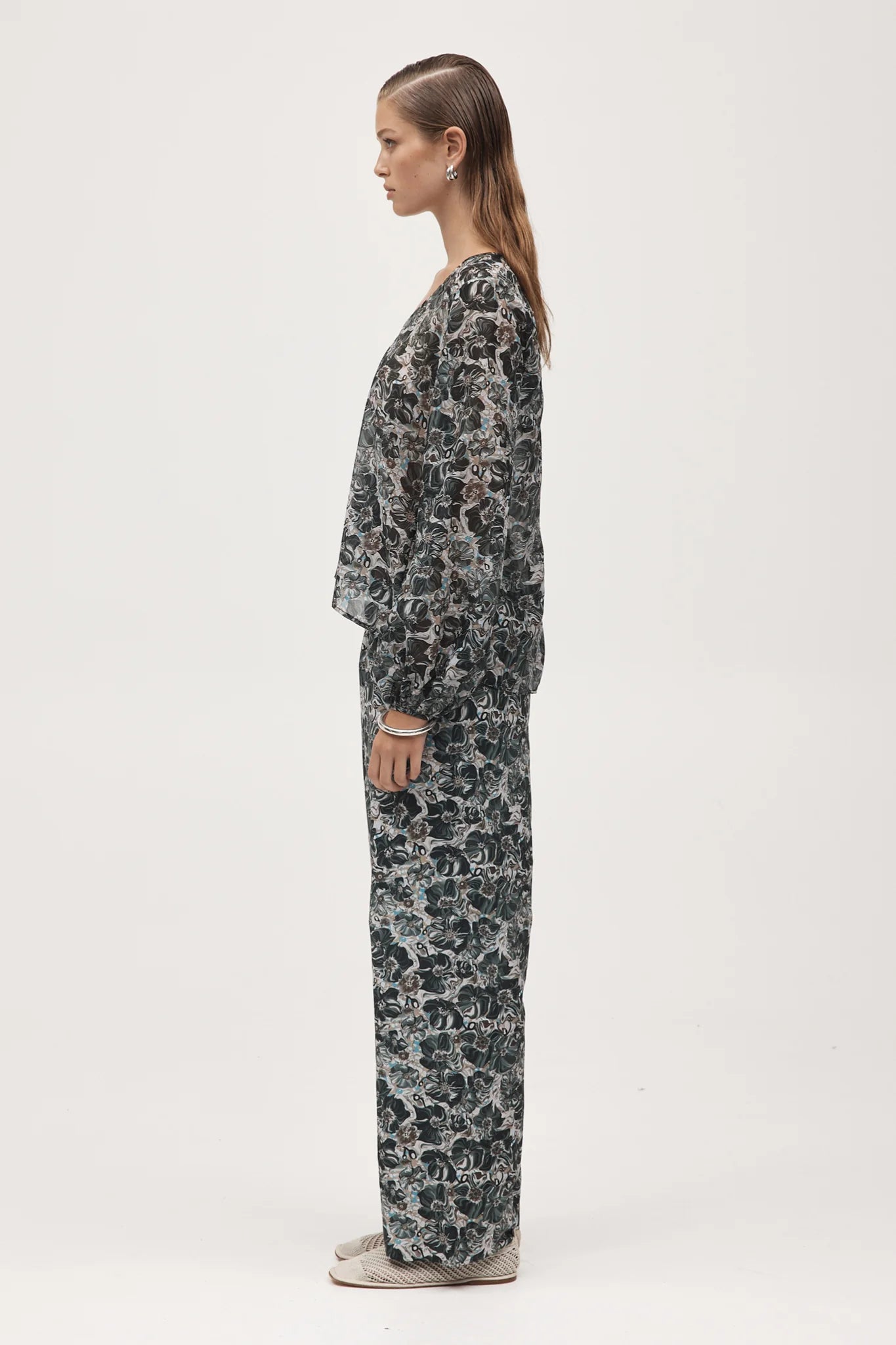 Renee Pant - Flora Marble