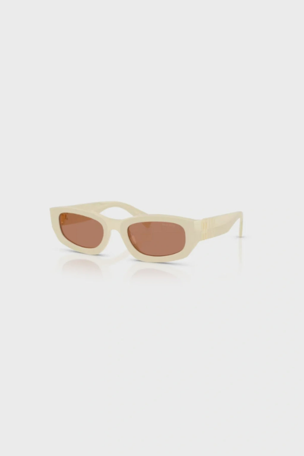 Sunglasses B04S - Milk with Brown