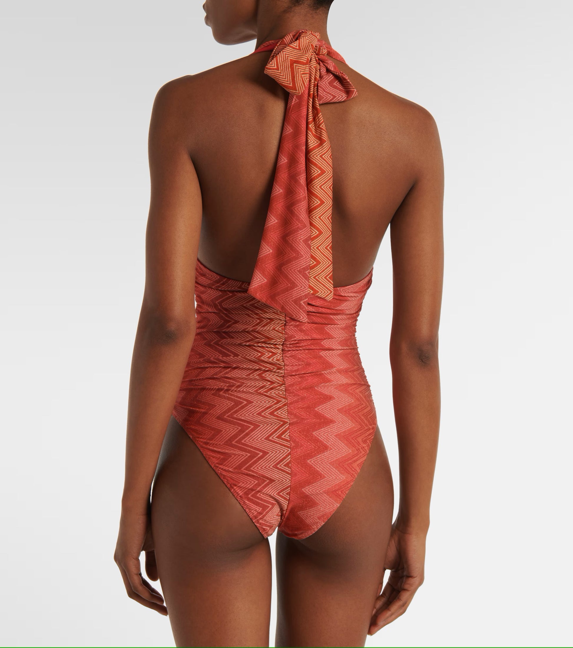 Cherry Chevron One Piece
