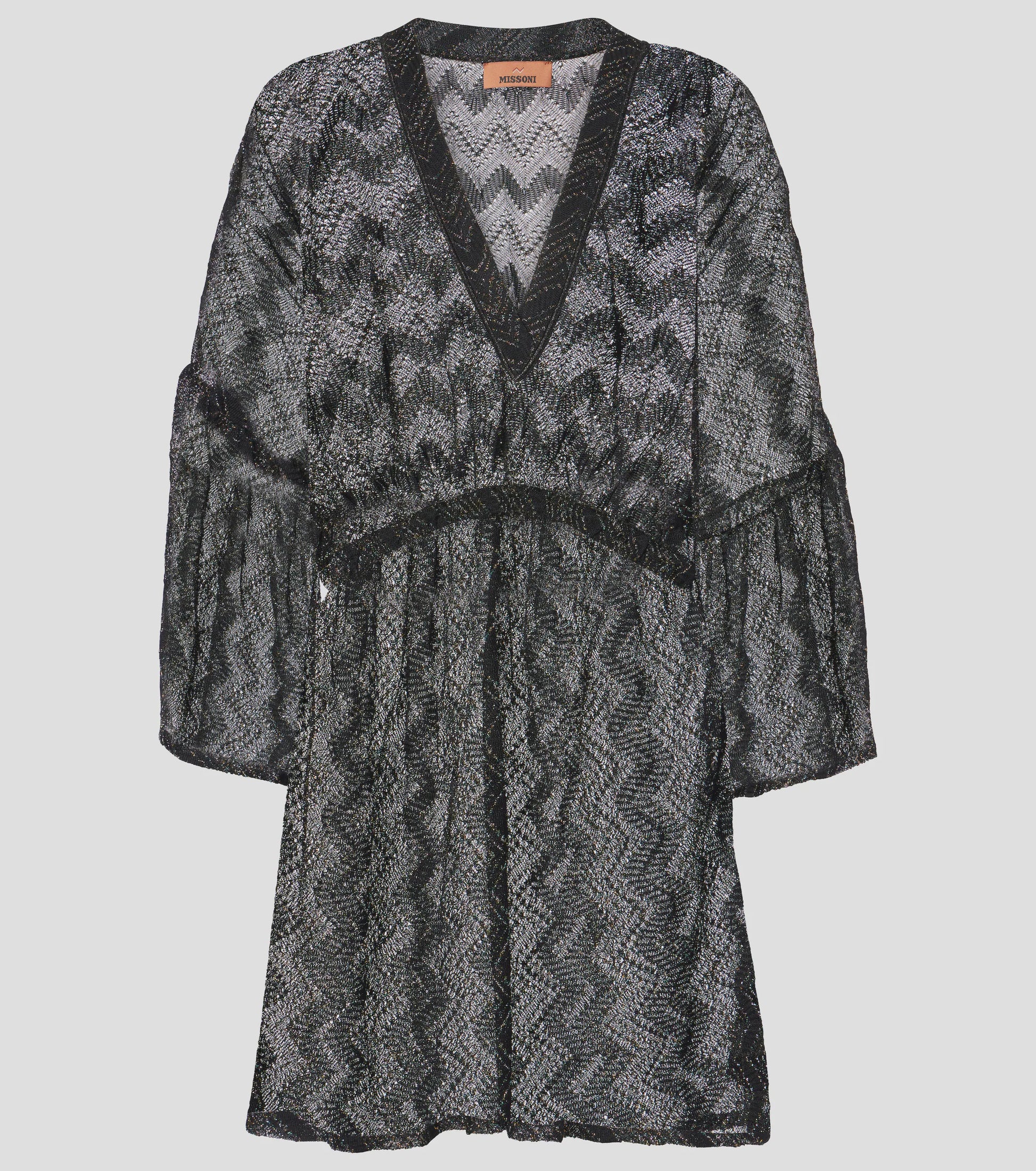 Black Chevron Short Coverup