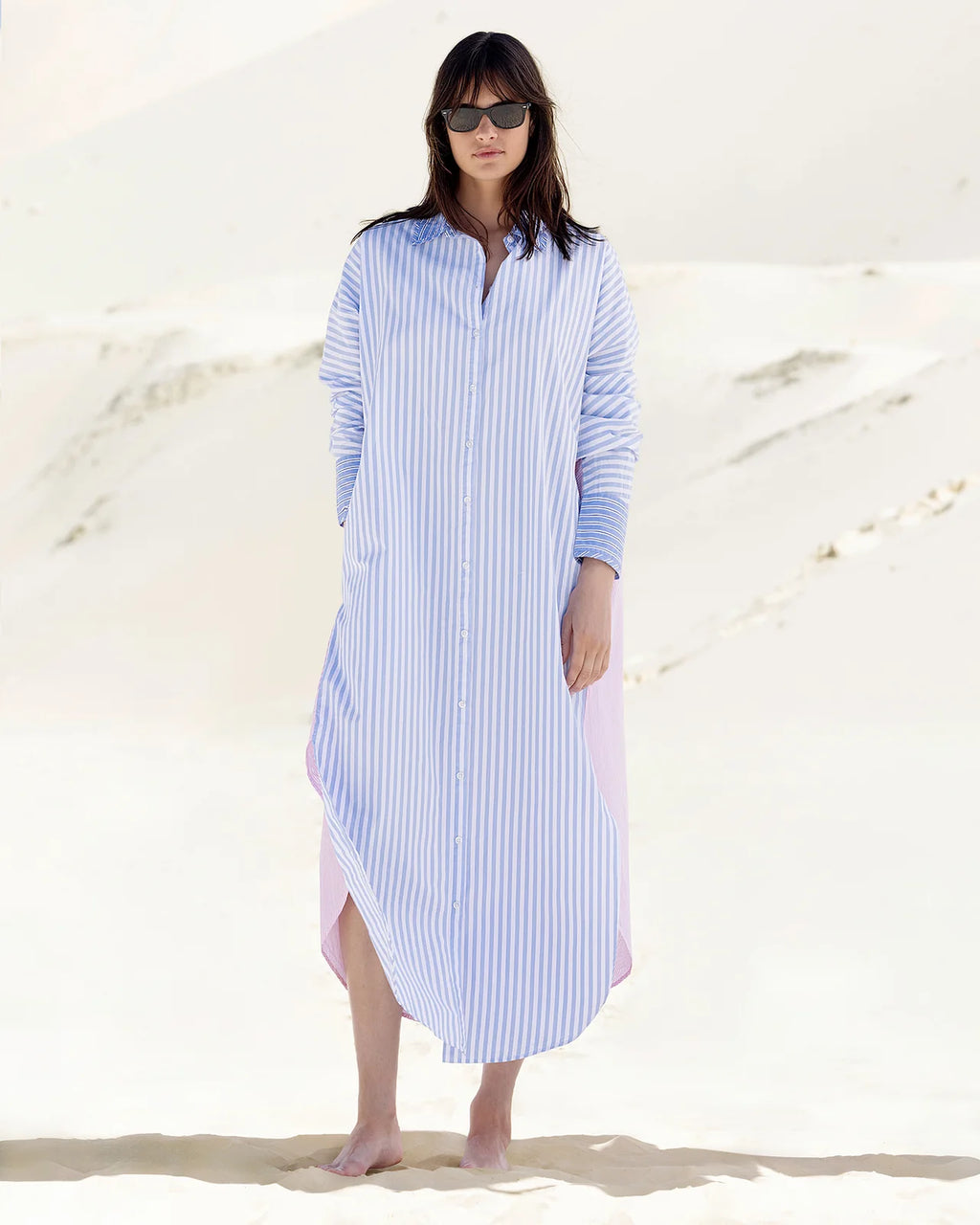 Pastel Patch of Life Shirtdress