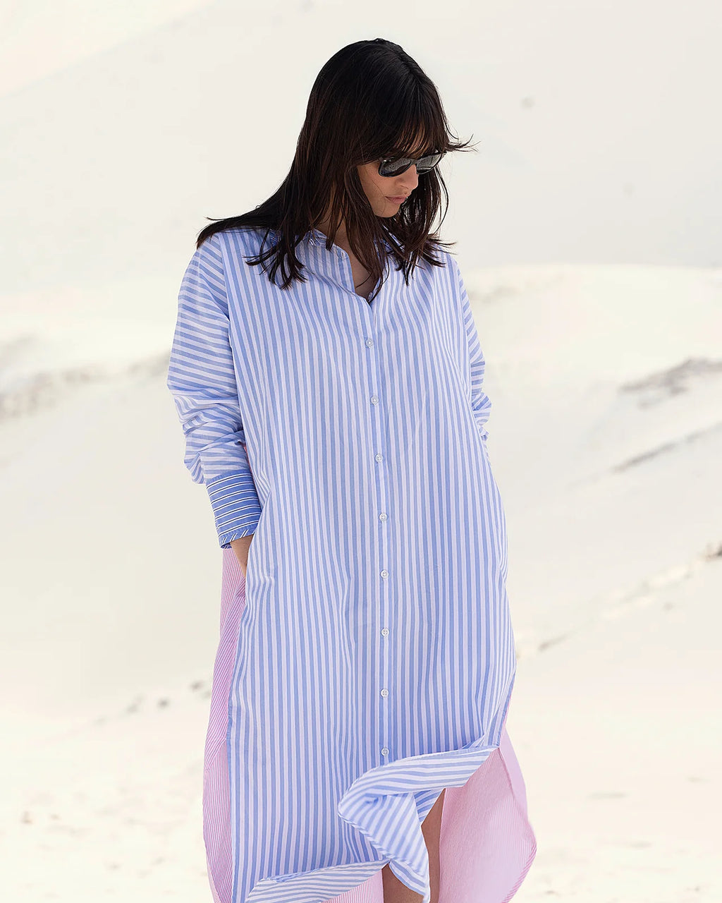 Pastel Patch of Life Shirtdress