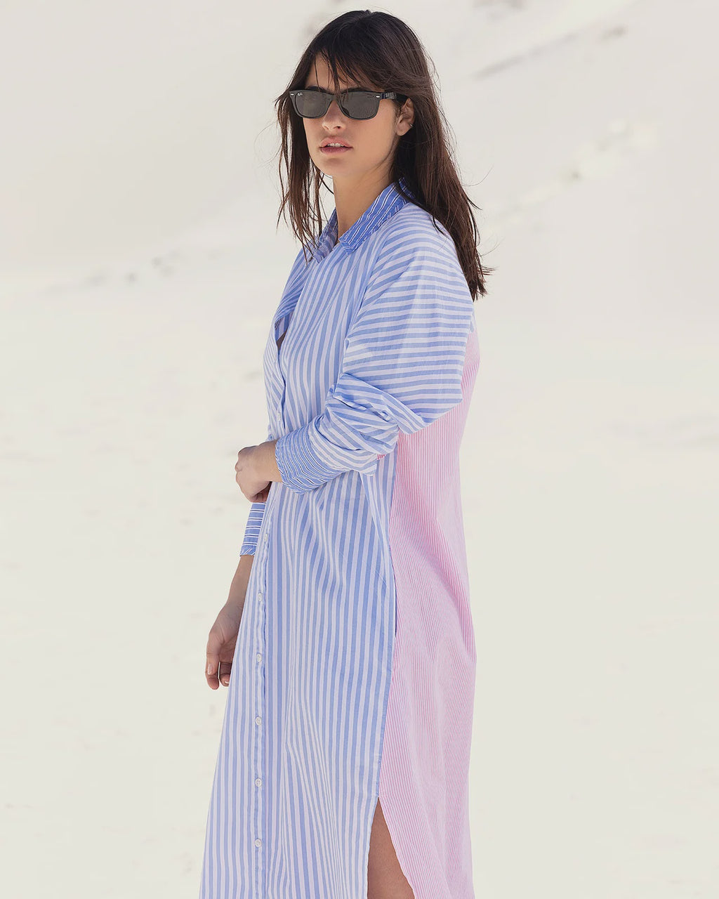 Pastel Patch of Life Shirtdress
