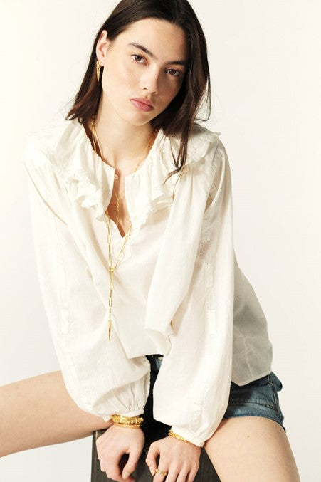 Hira Blanc Blouse