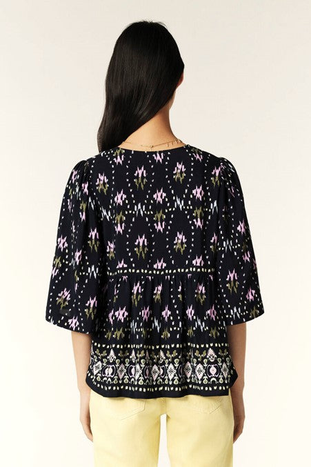 Narry Bleu Nuit Blouse