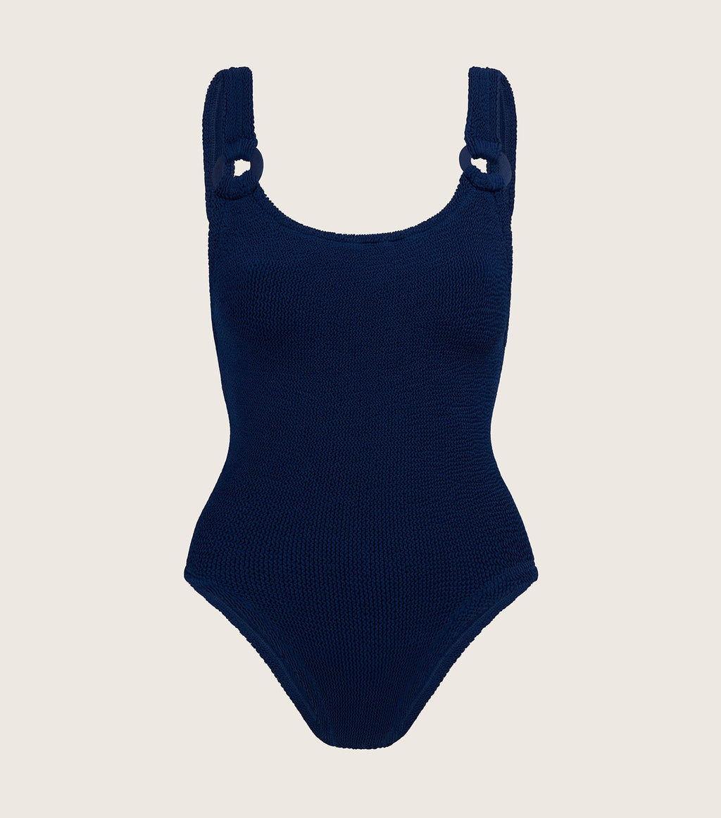 Domino Swim Navy - Tonal Hoops