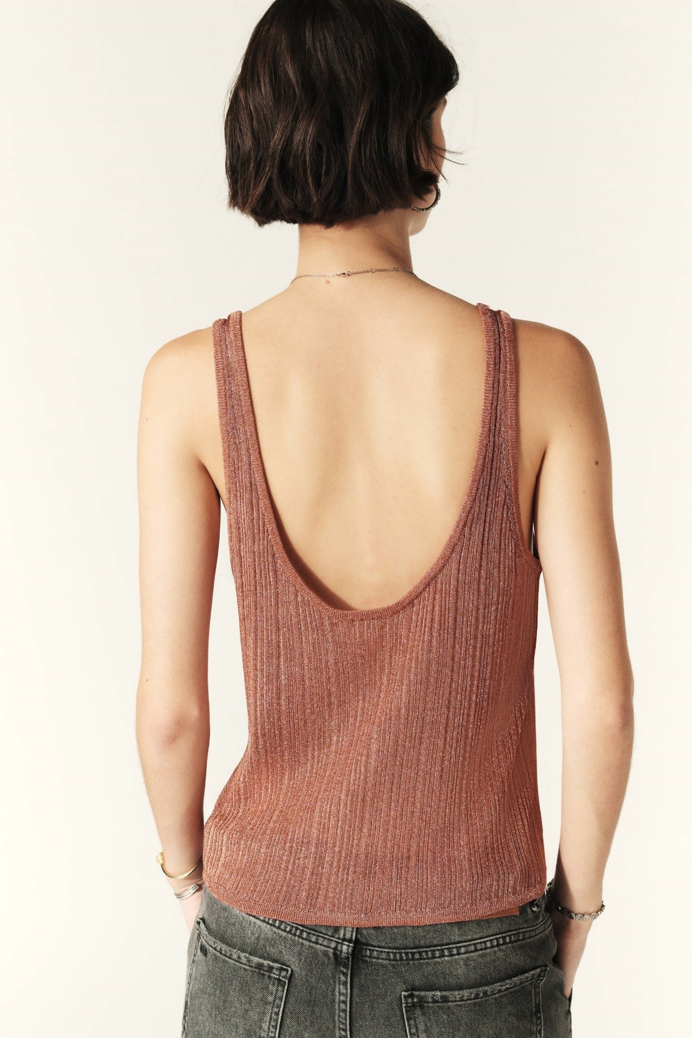 Zak Bronze Top