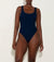 Domino Swim Navy - Tonal Hoops