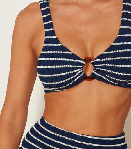 Nadine Bikini - Navy/White Stripe