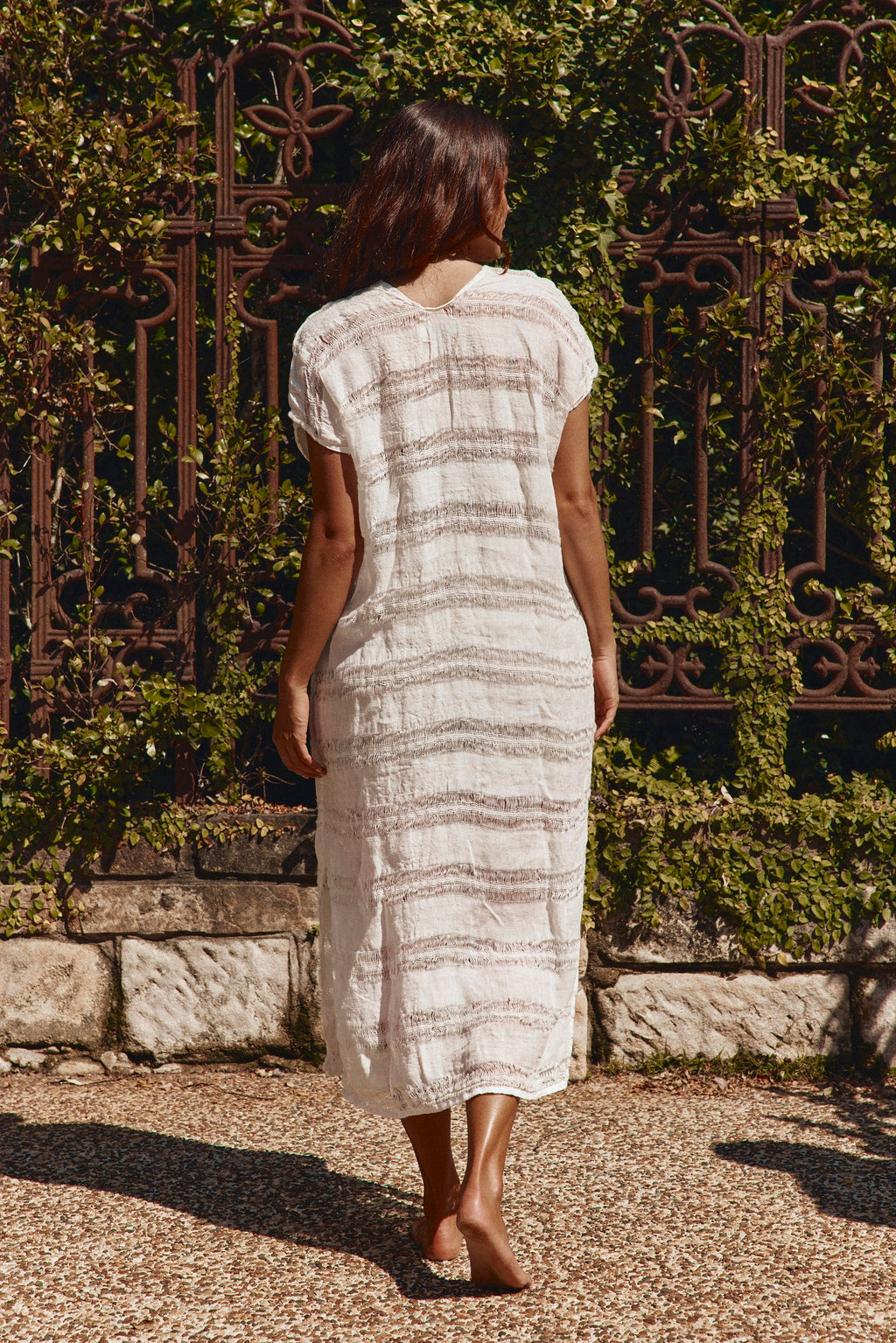 Positano U Raw Stripe Maxi