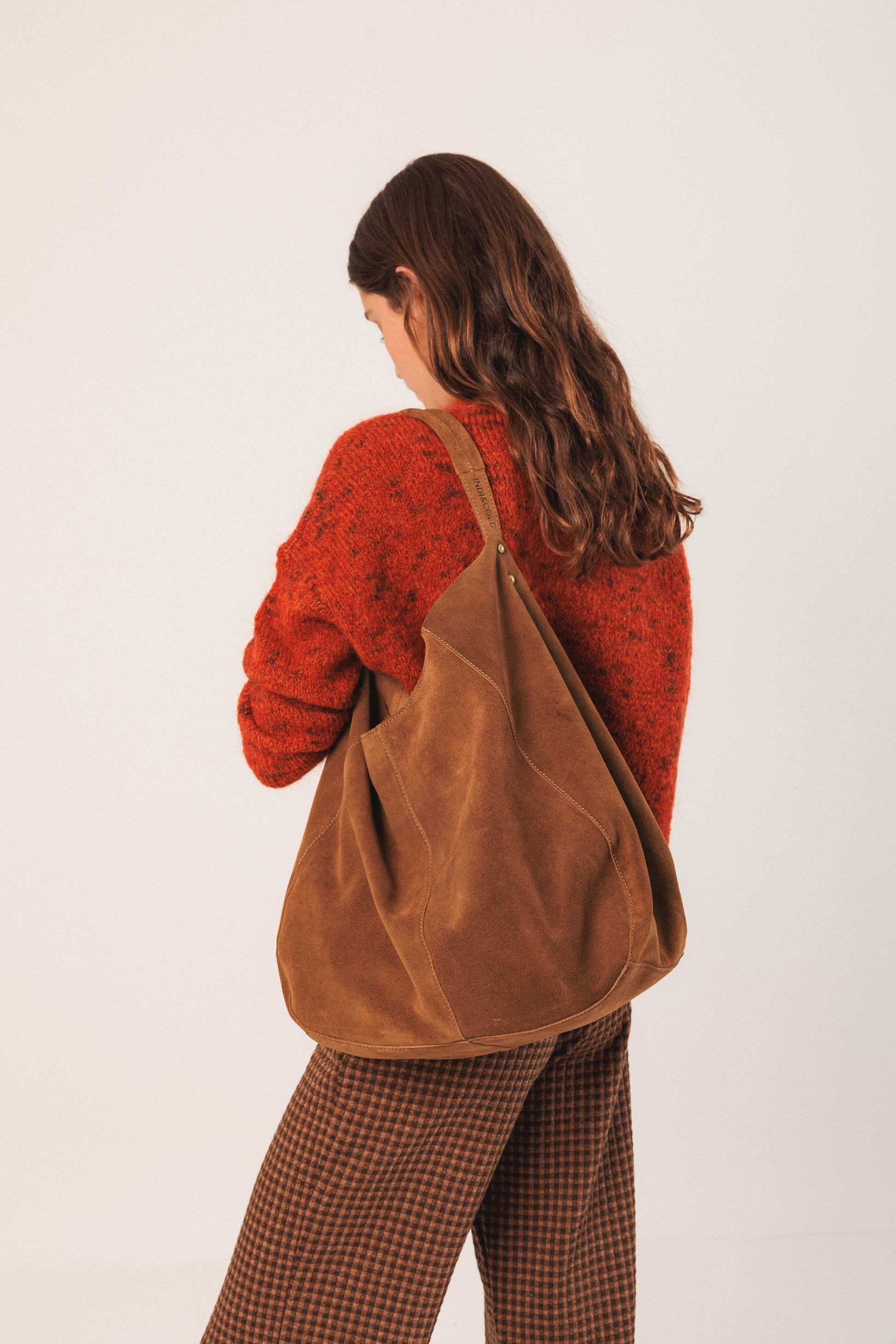 Suede Hobo Bag