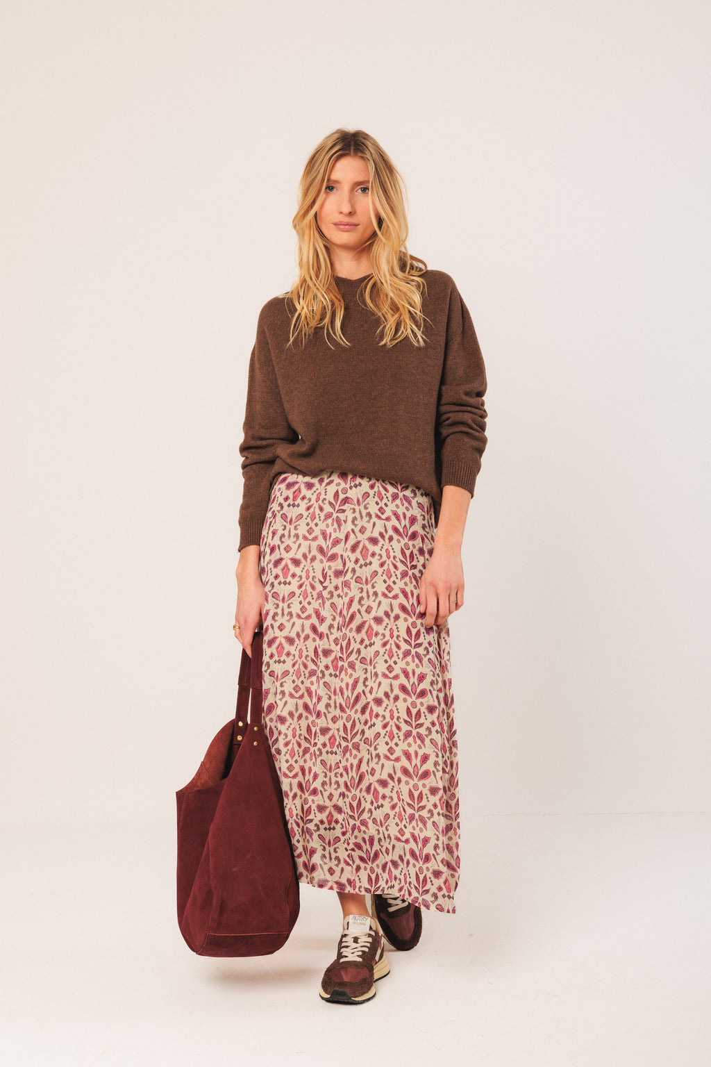 Suede Hobo Bag