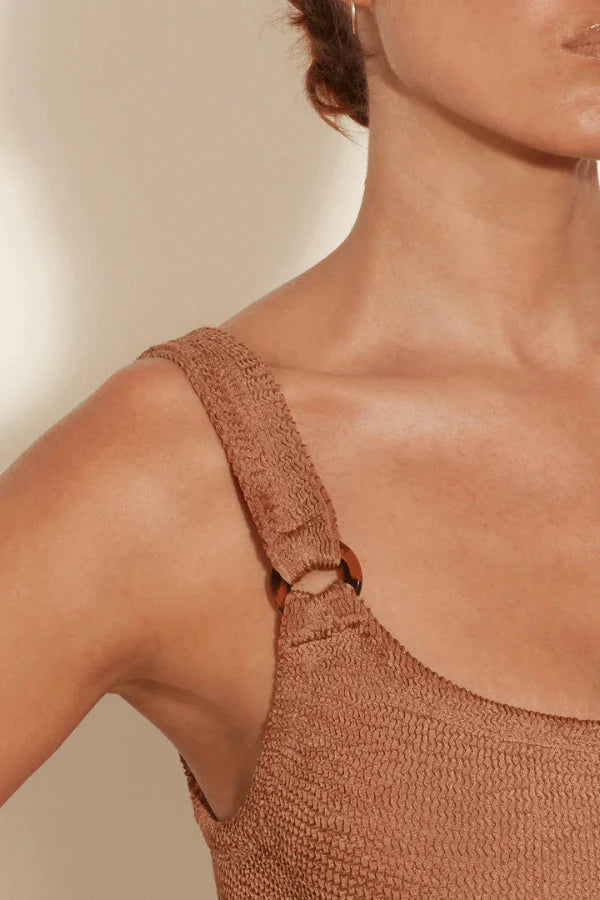 Domino Swim - Metallic Cocoa