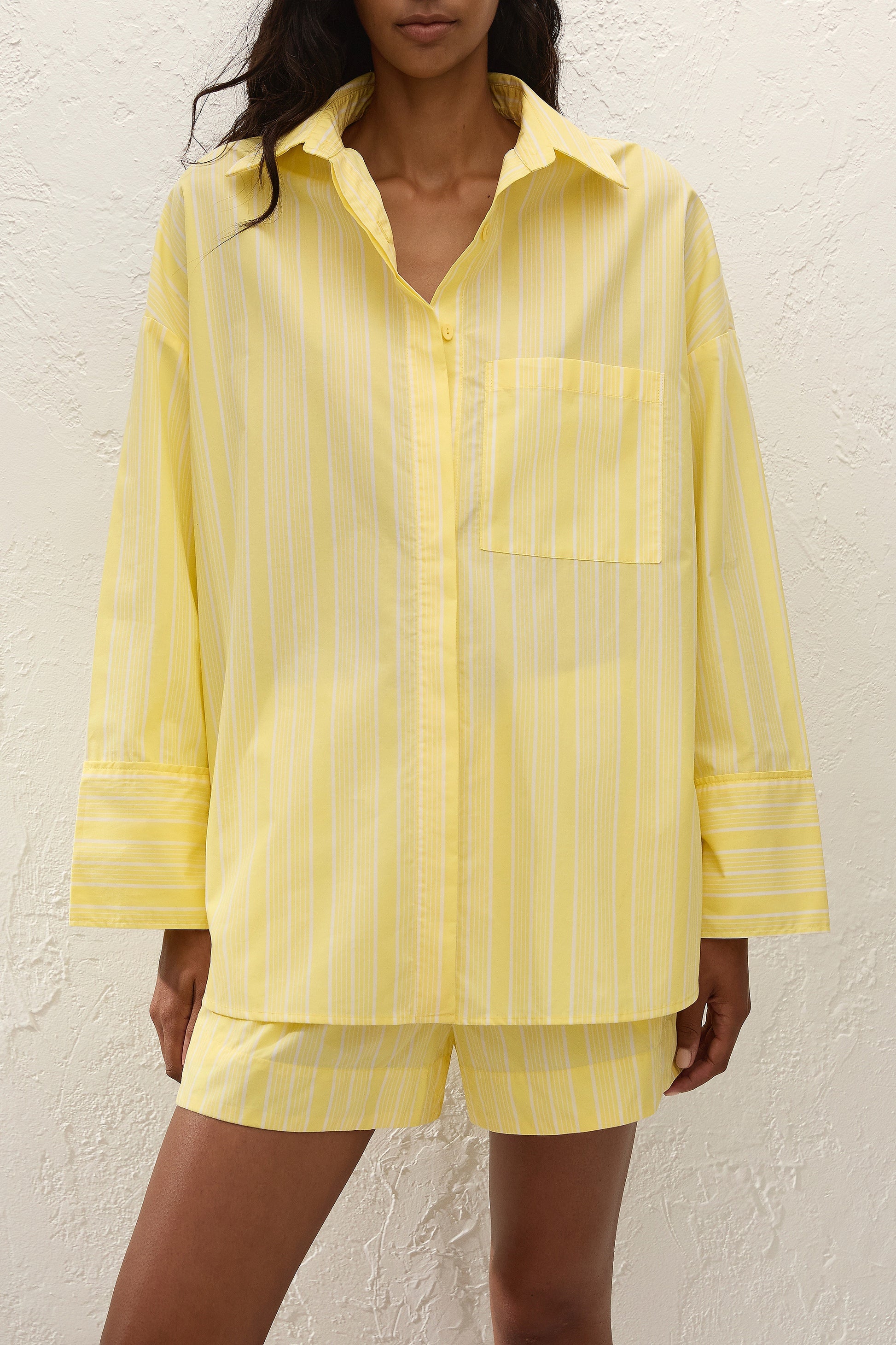 Clemente Shirt - Elisa Daffodil Stripe