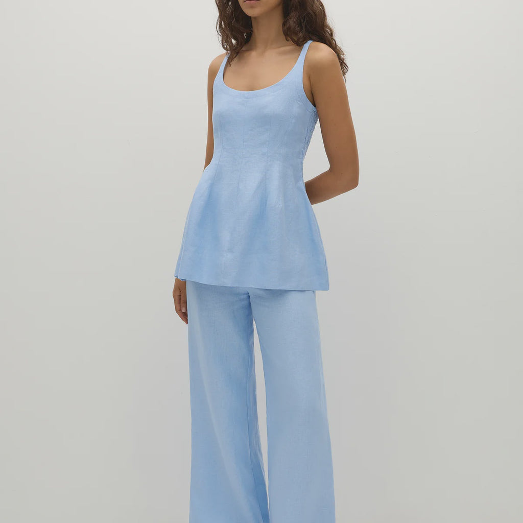 Syna Top - Mineral Blue