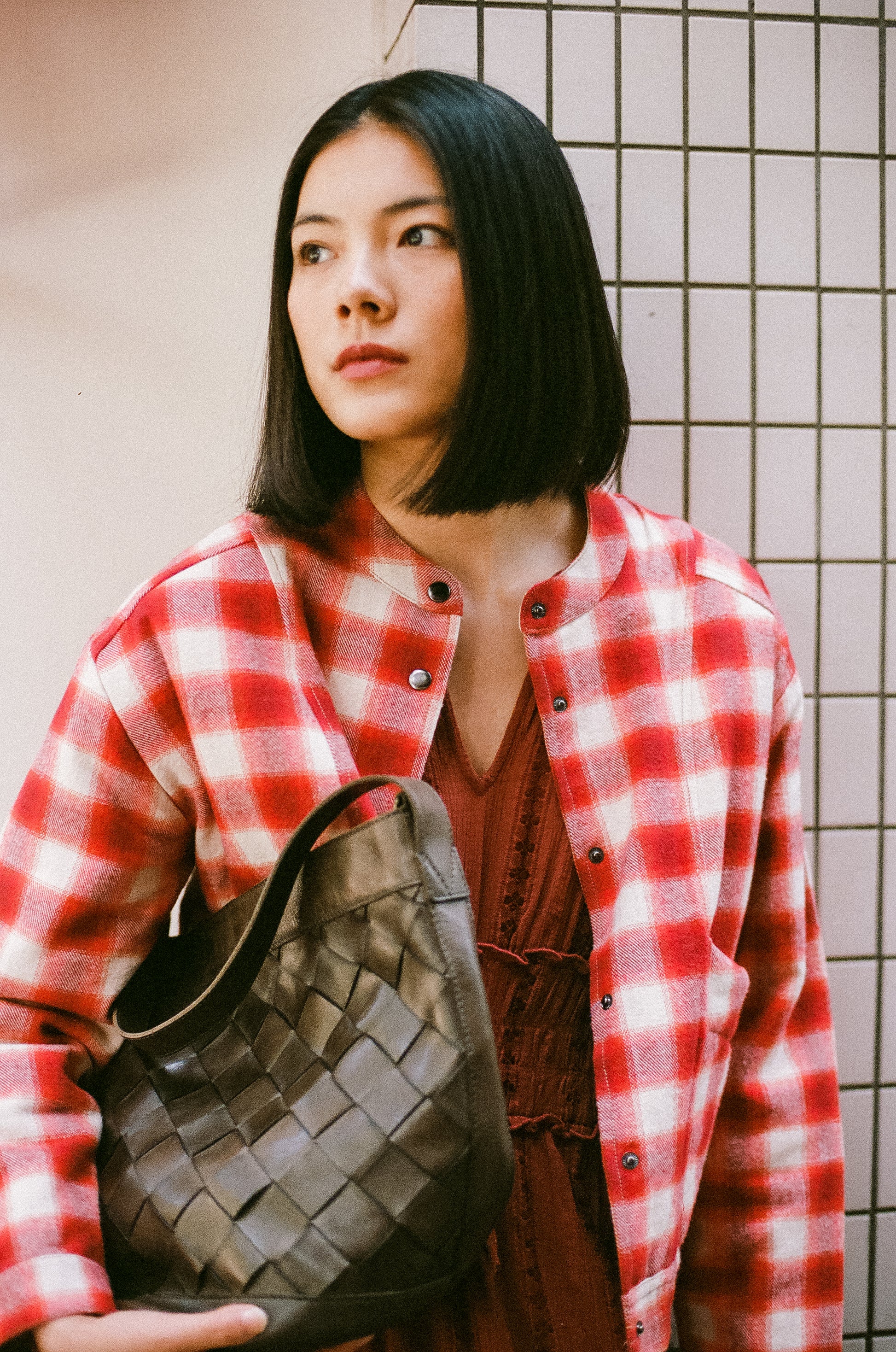 Rojo Checked Jacket