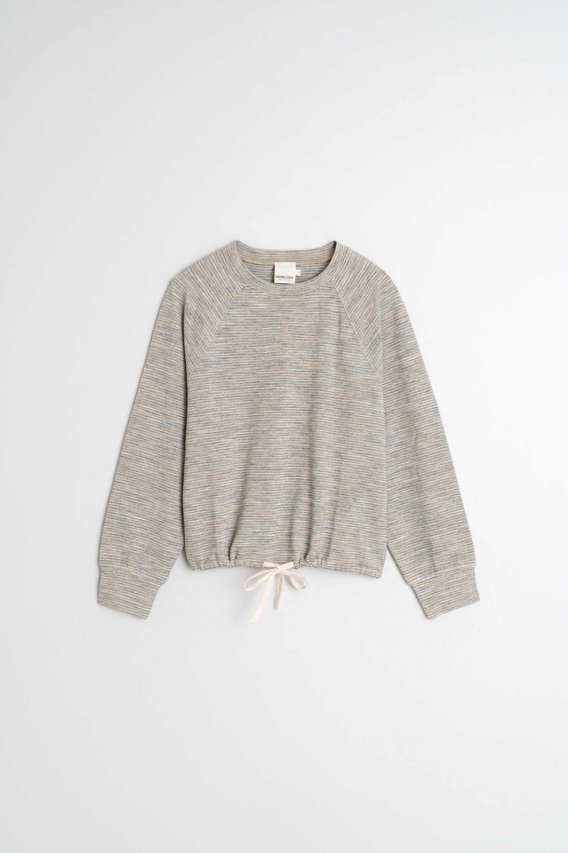 Cotton Pique Sweatshirt