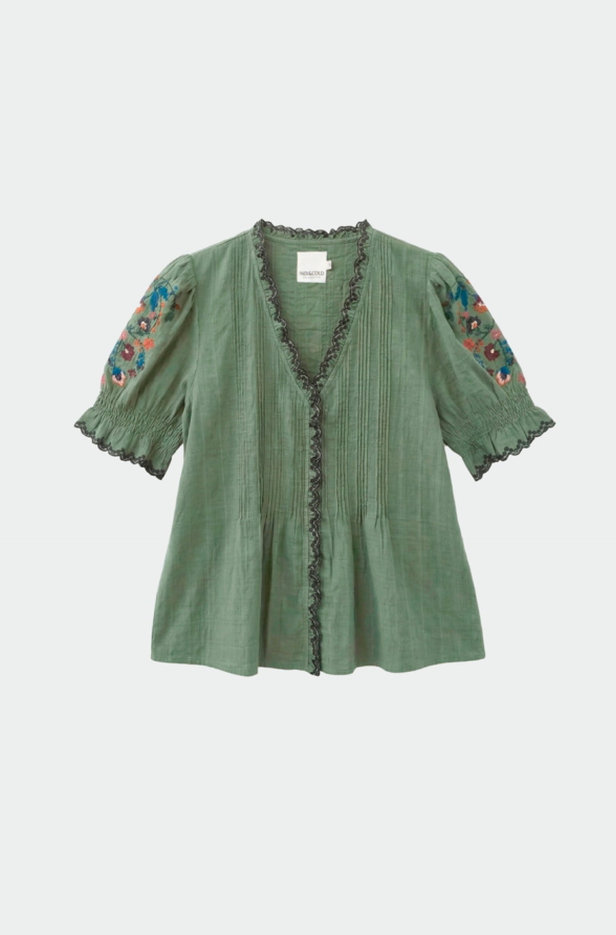 Cross Stitch Embroidered Blouse