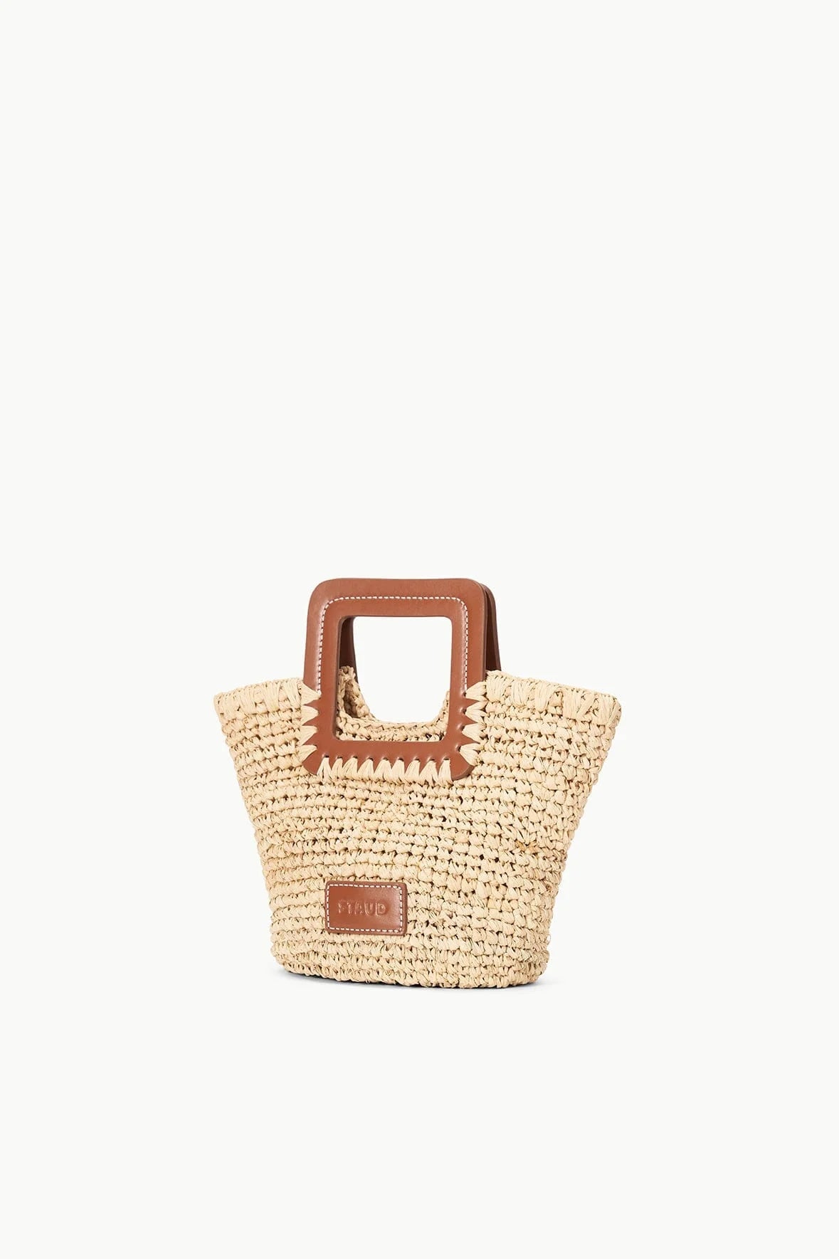 Shirley Mini Bucket Bag - Natural/Tan