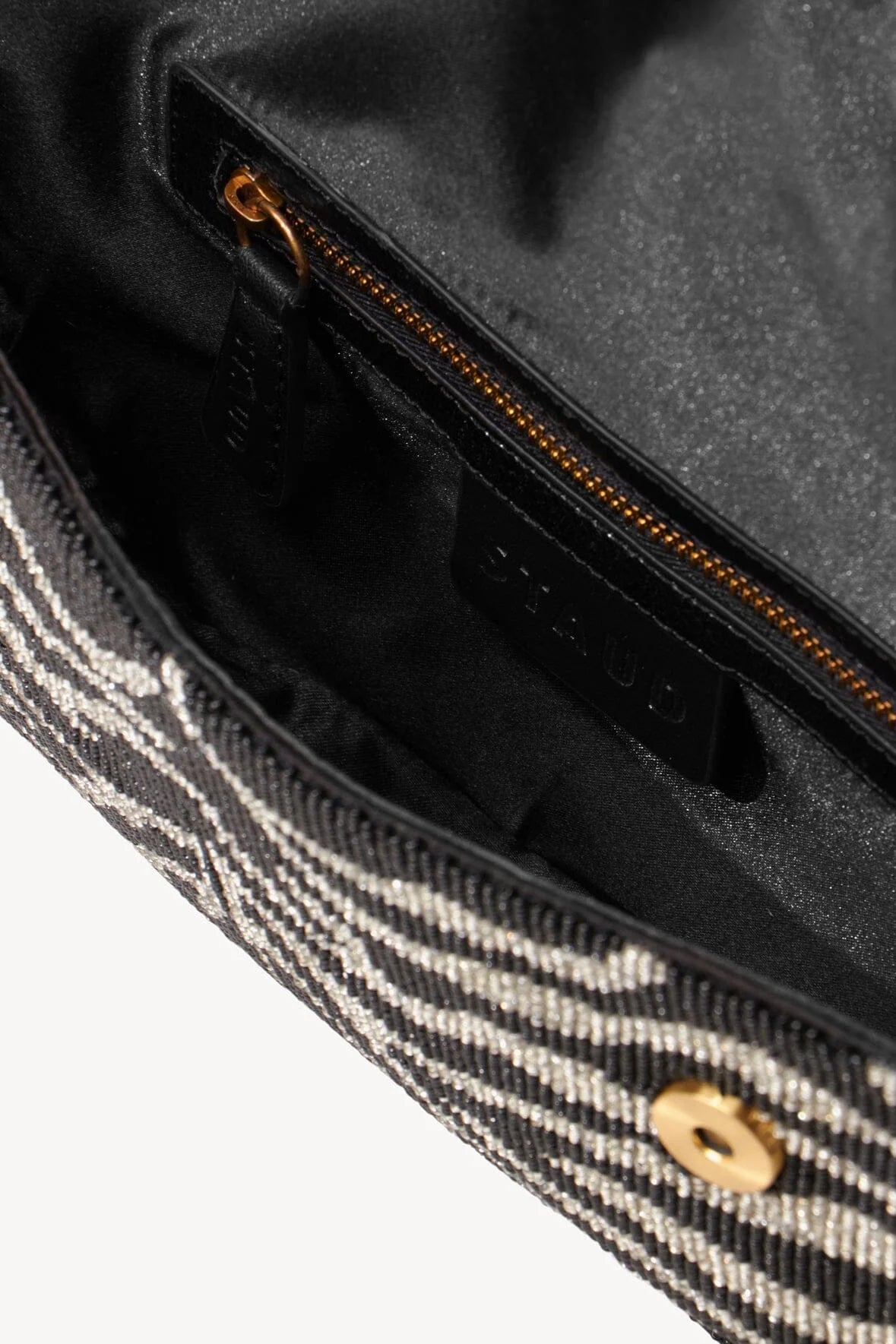 Tommy Beaded Bag - Black/White