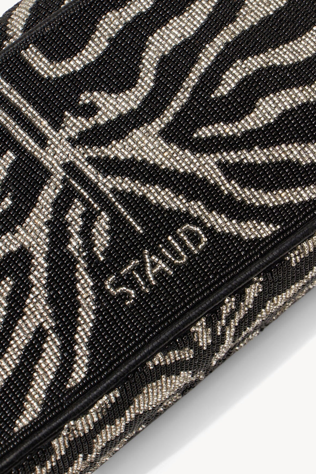 Tommy Beaded Bag - Black/White