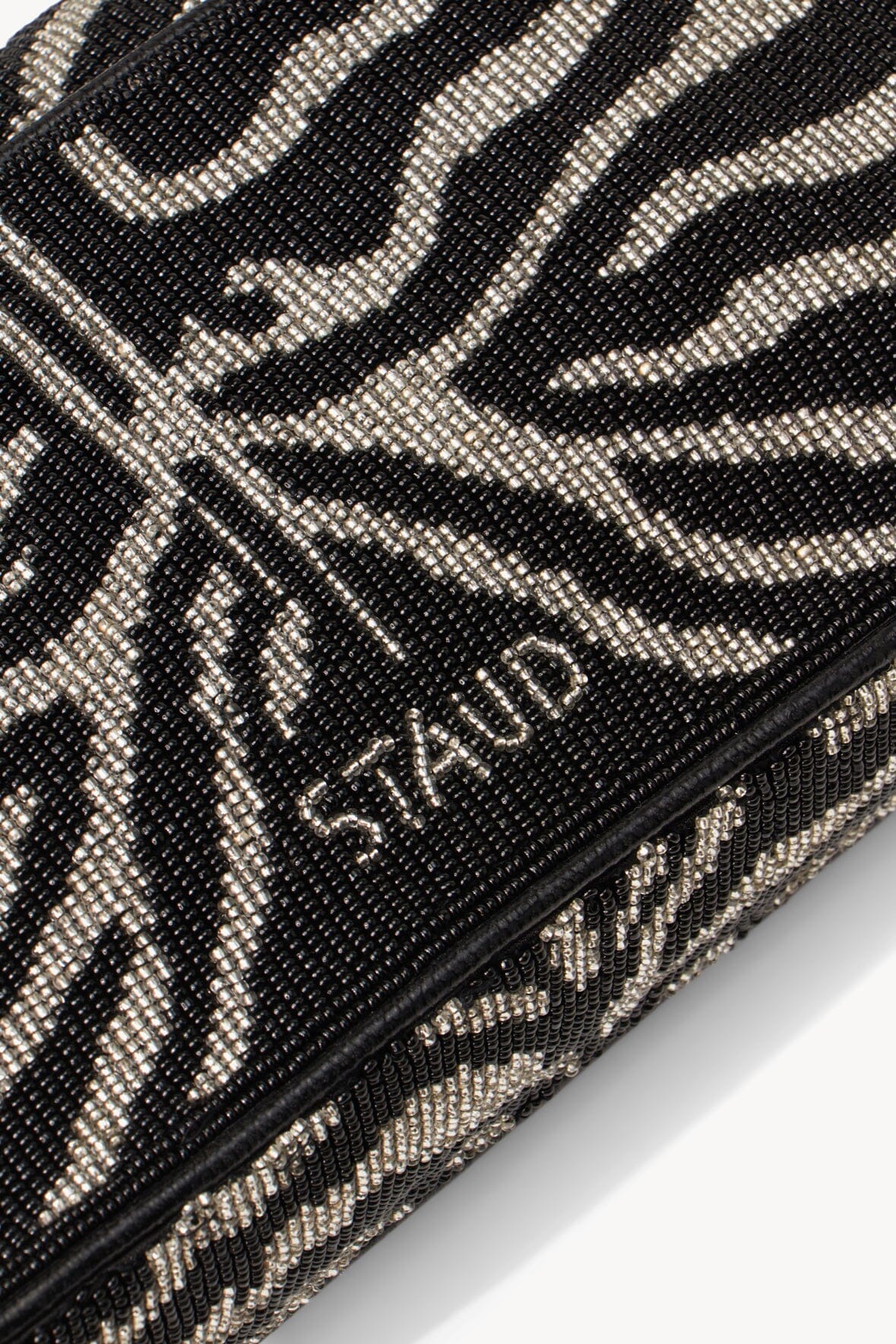 Tommy Beaded Bag - Black/White