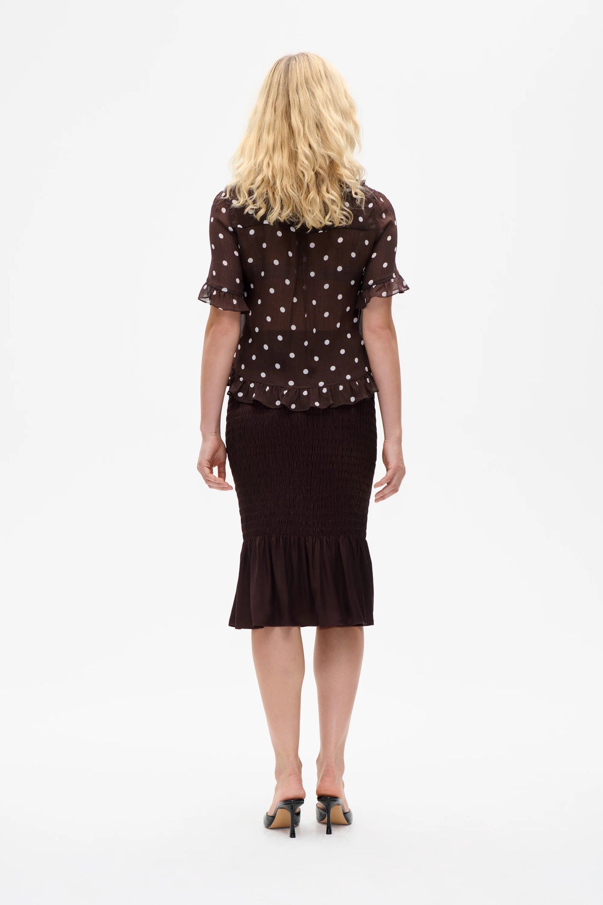 Sabelle Skirt - Coffee Bean