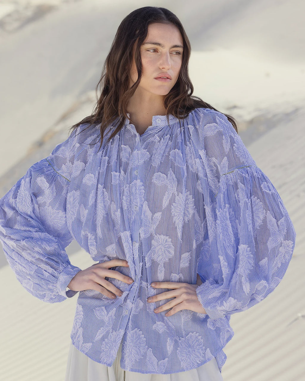 Thea Blue Blouse