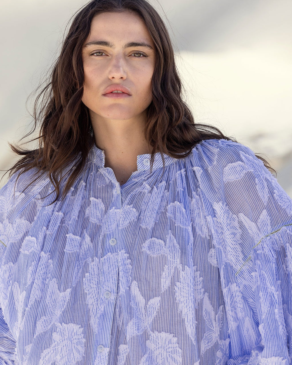 Thea Blue Blouse