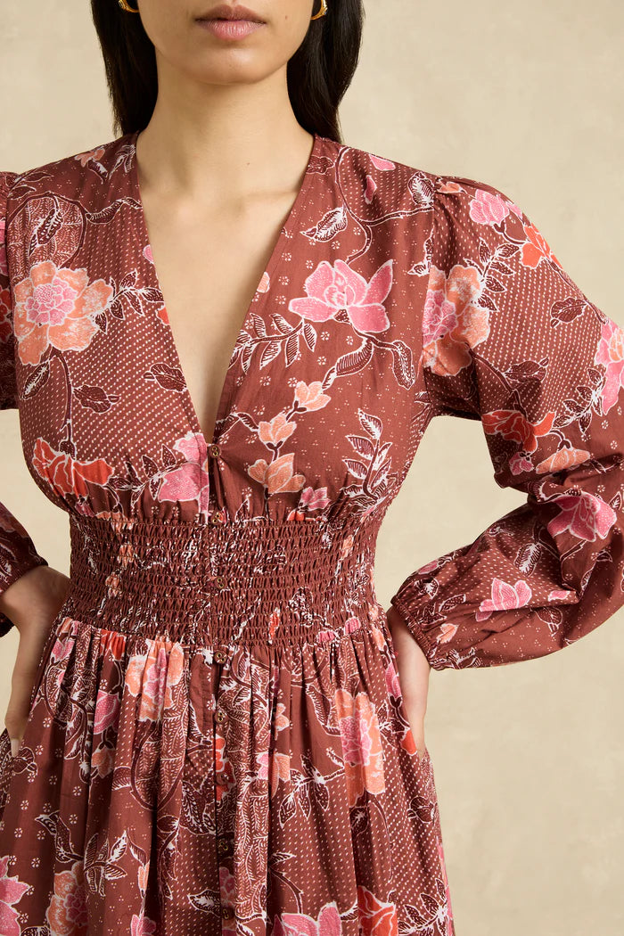 Thea Dress - Bloom Burgundy