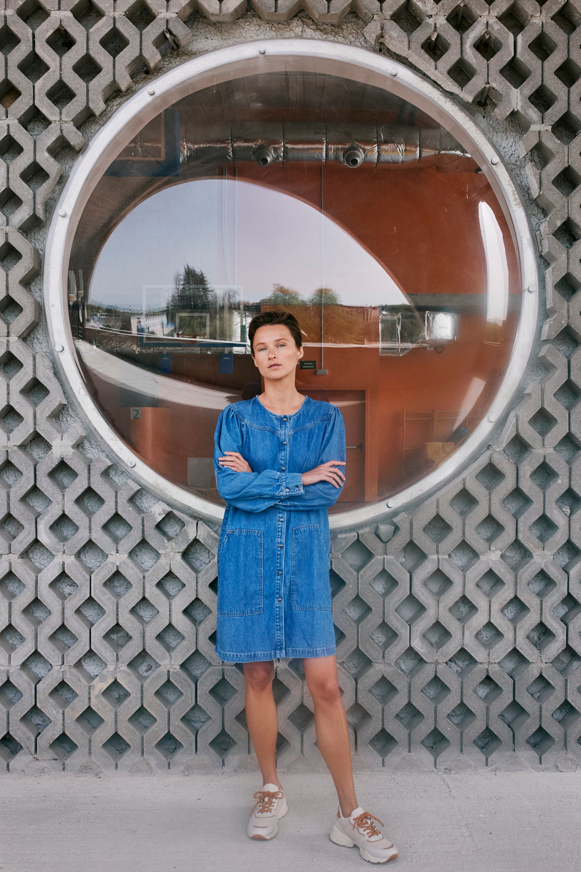 Retro Denim Dress