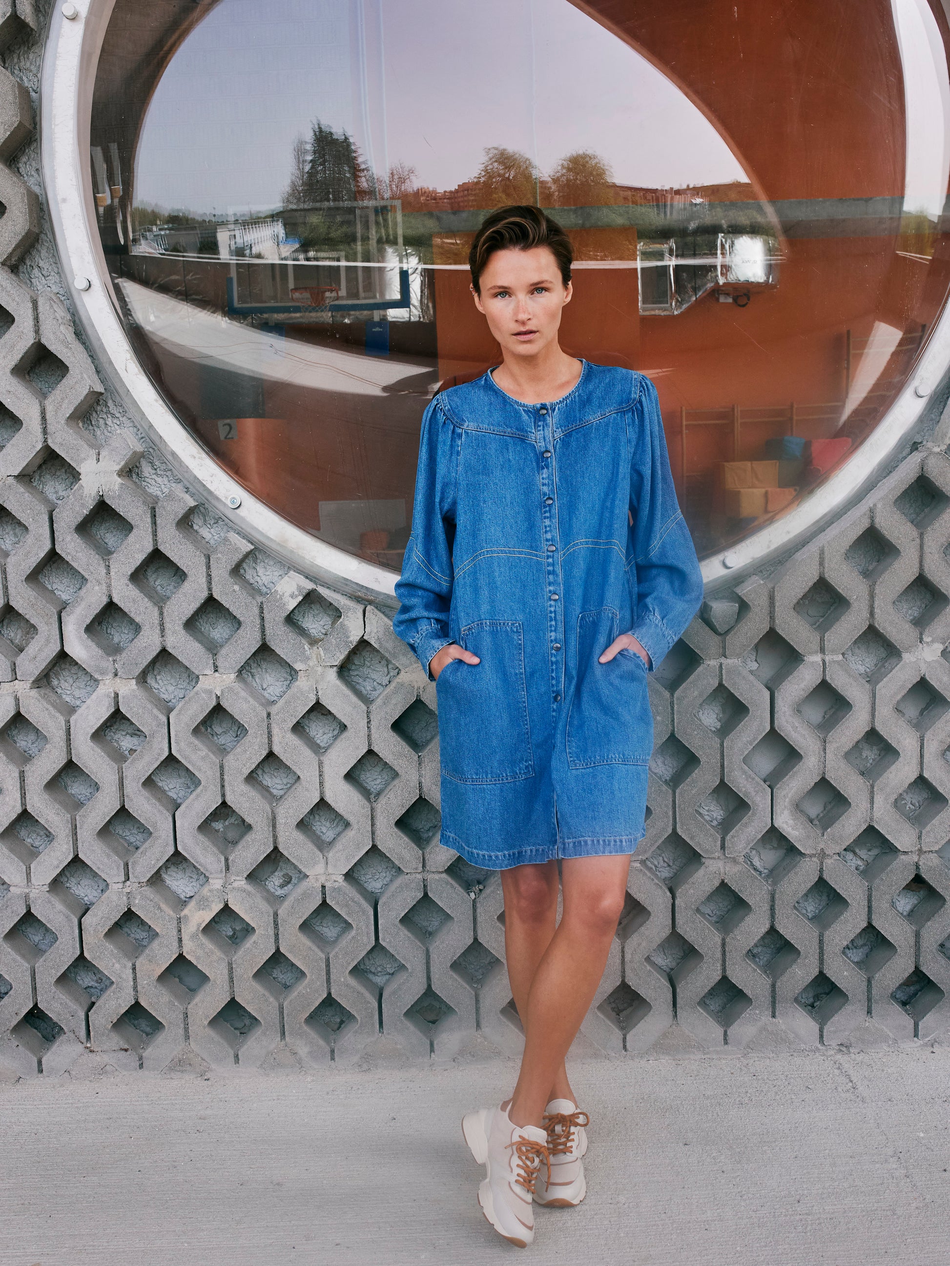 Retro Denim Dress