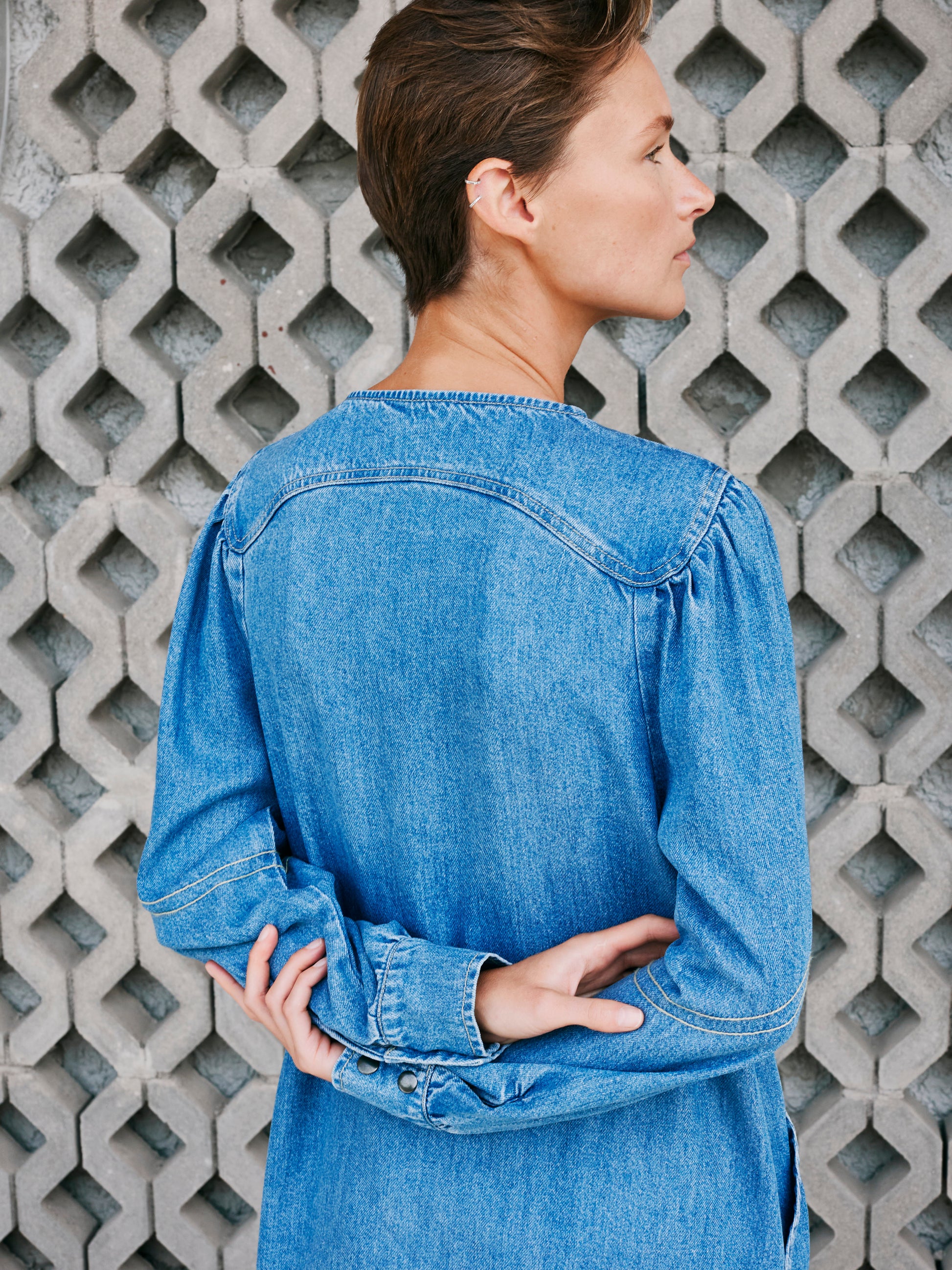 Retro Denim Dress