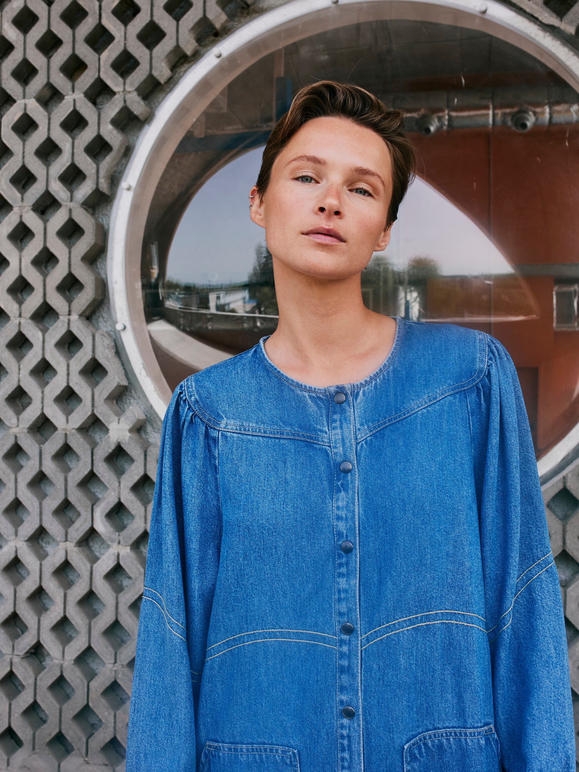 Retro Denim Dress