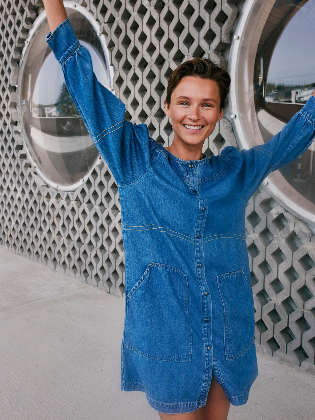 Retro Denim Dress