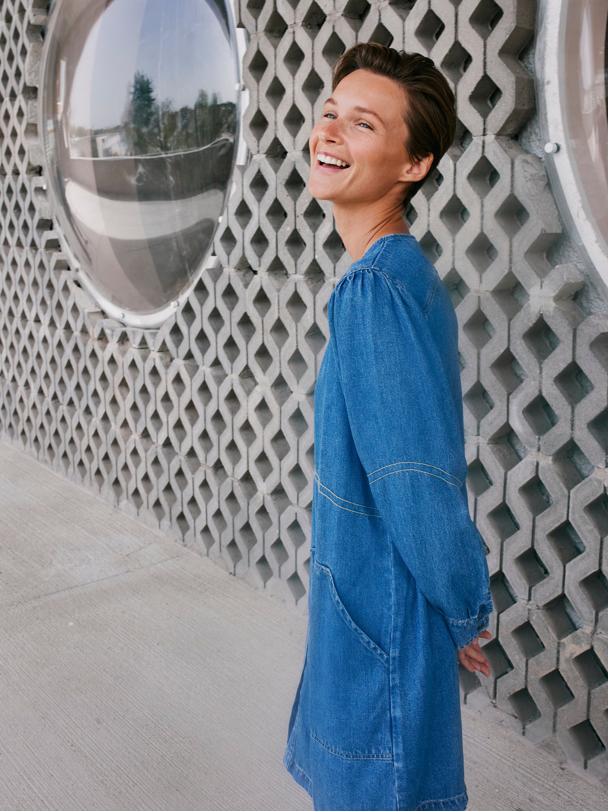Retro Denim Dress
