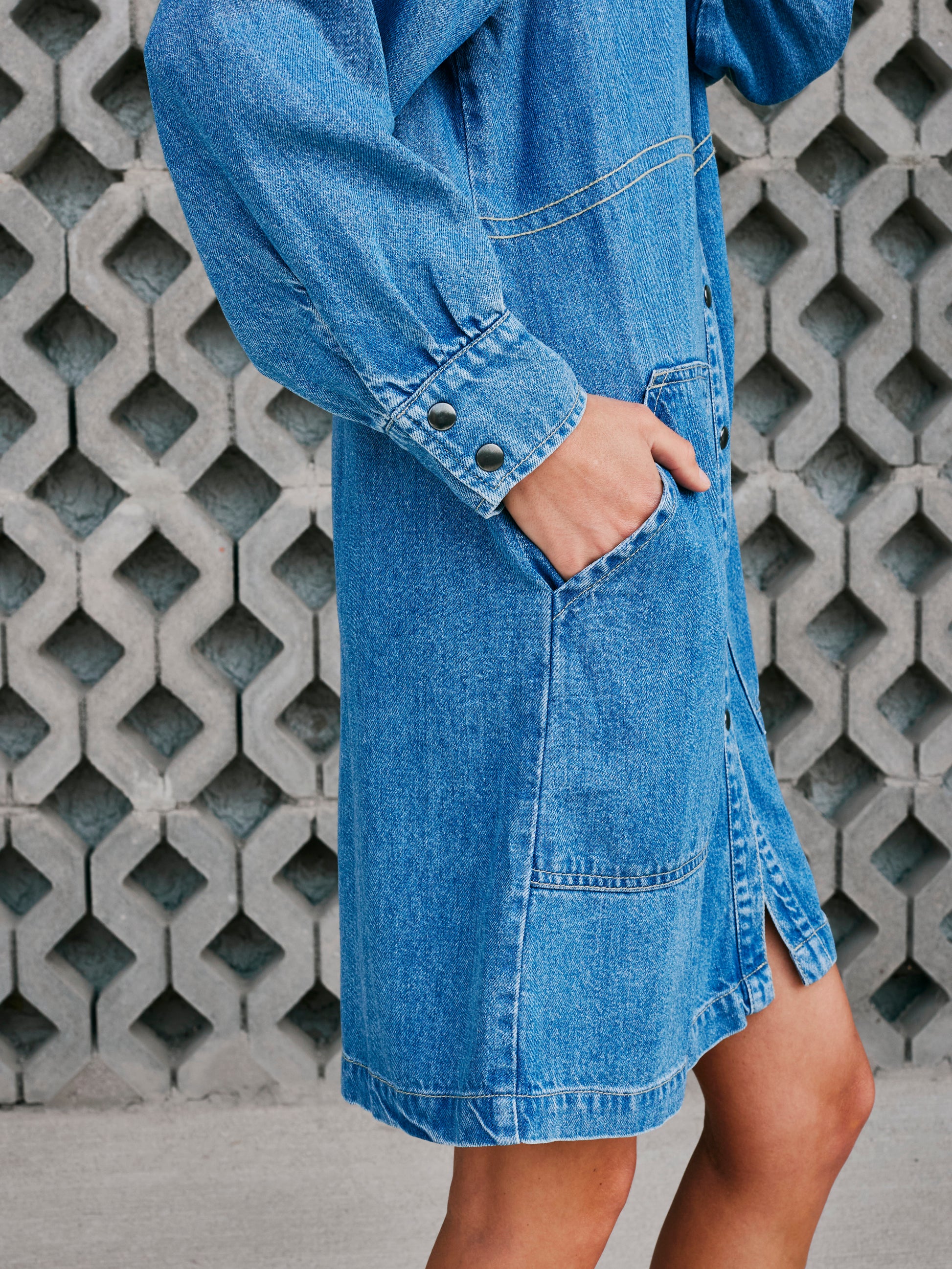 Retro Denim Dress
