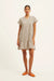 Vacie Mini Dress - Ecru