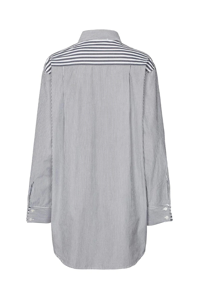 Willa Shirt - Midnight Stripe