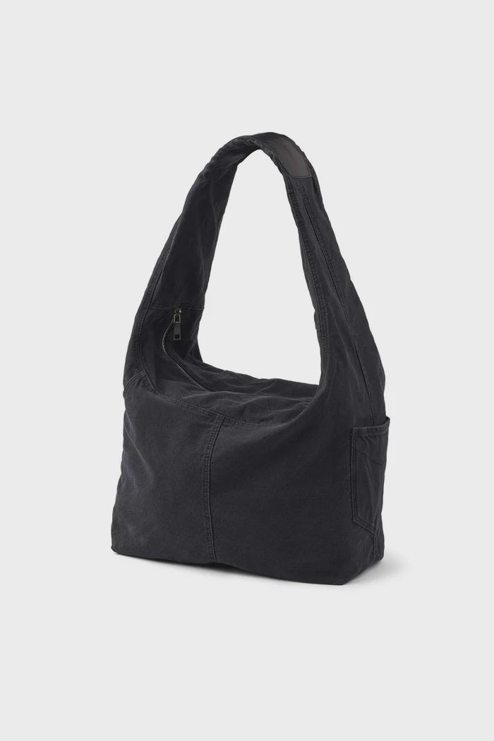 Kicka Black Denim Bag