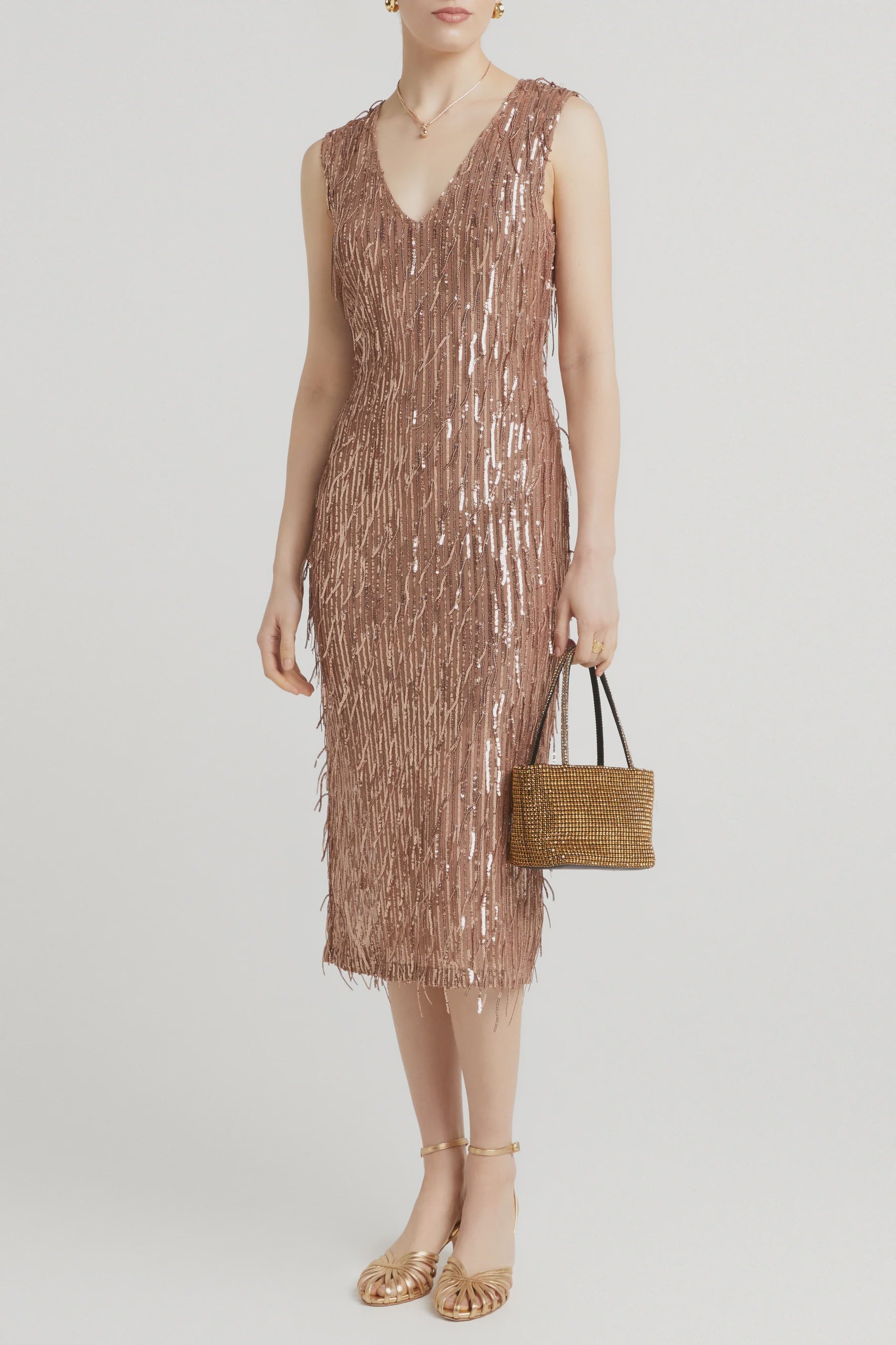 Helena Dress - Bronze