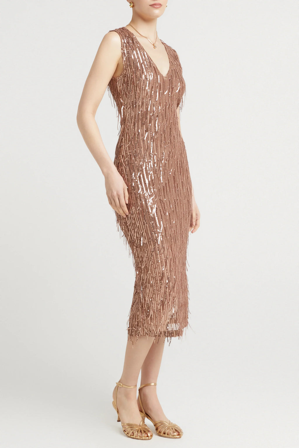 Helena Dress - Bronze
