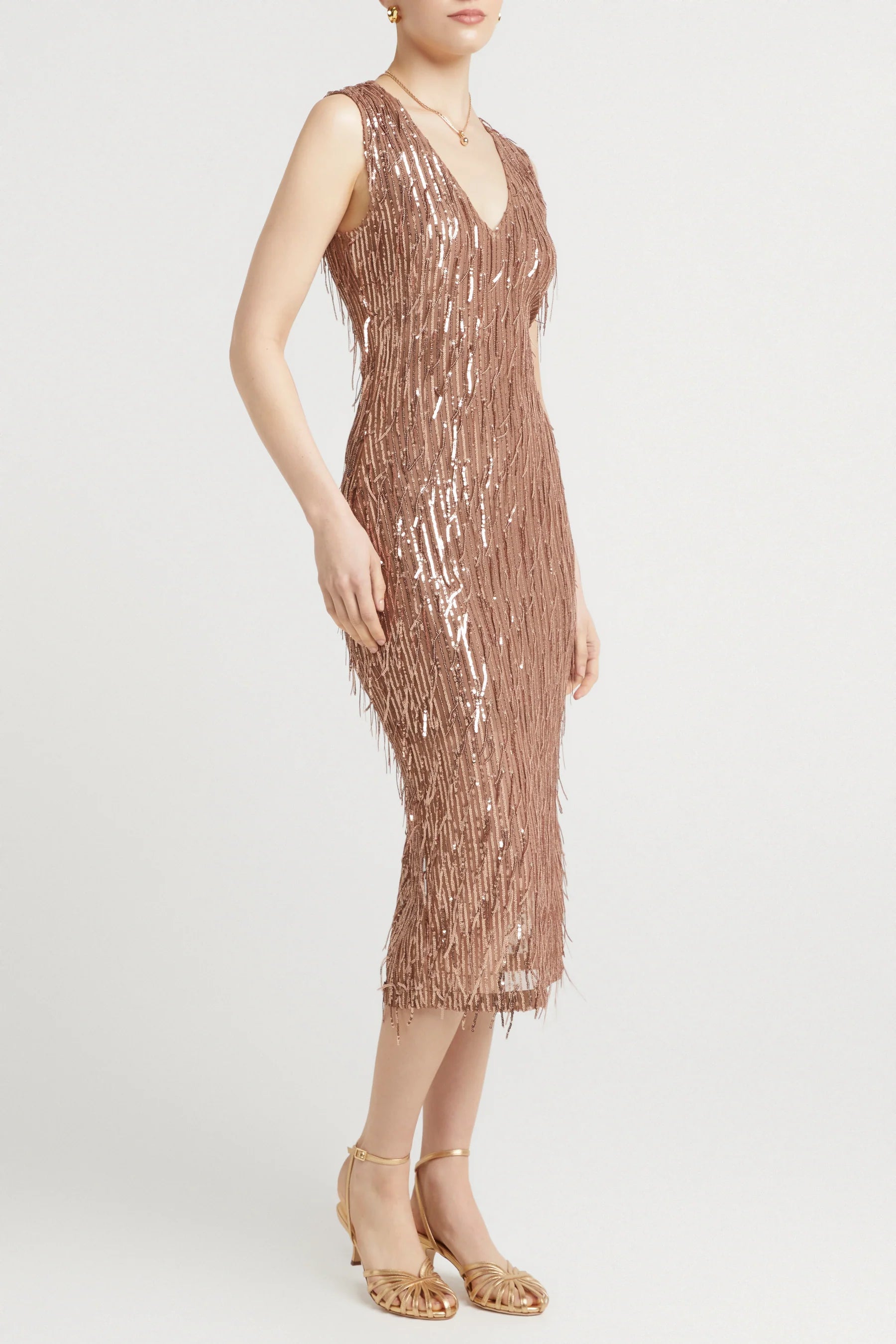 Helena Dress - Bronze