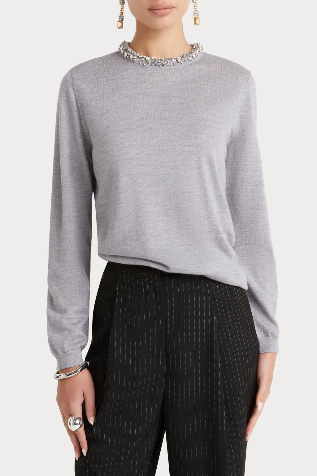 Husk Jewel Neck