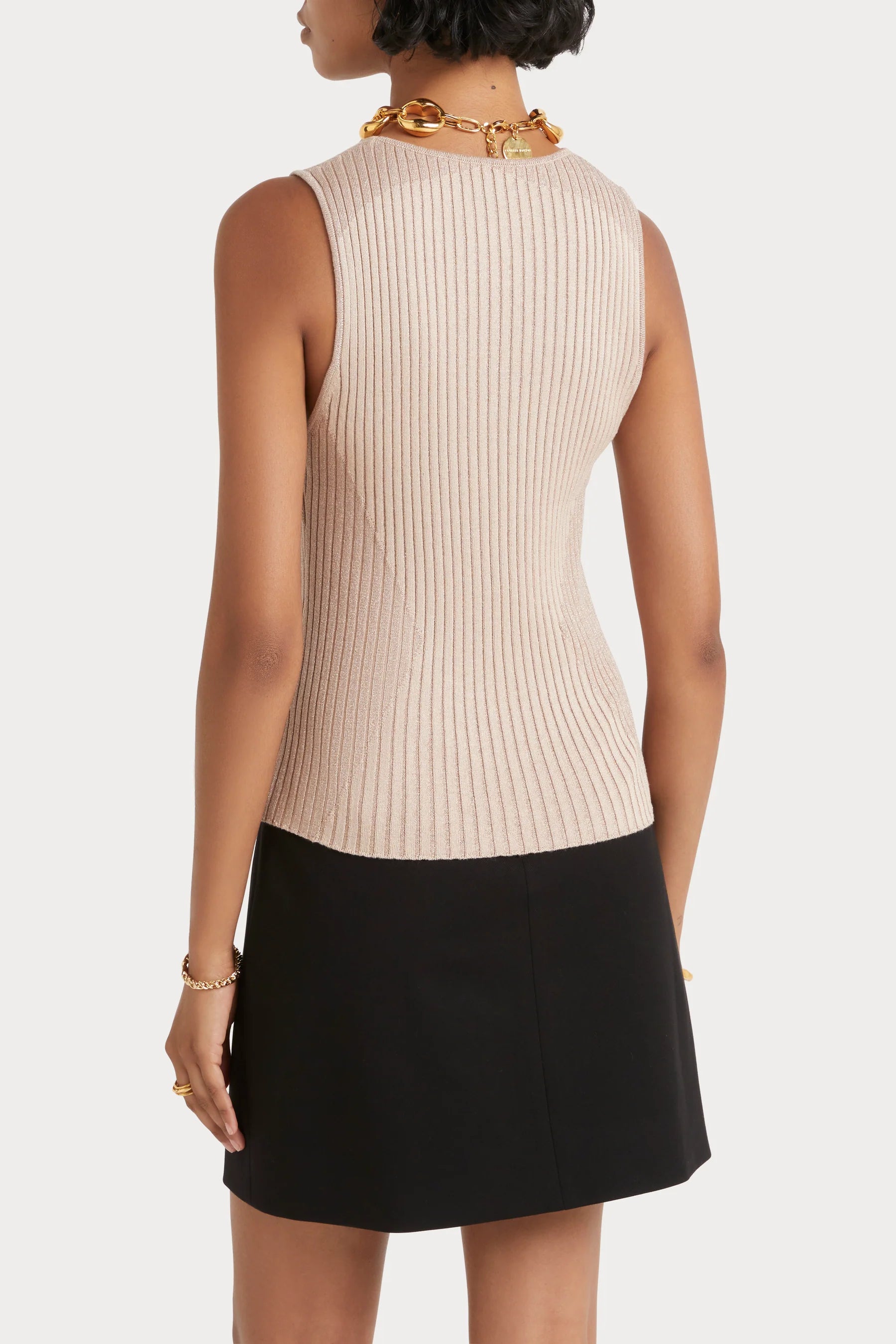 Husk Lurex Contour Top