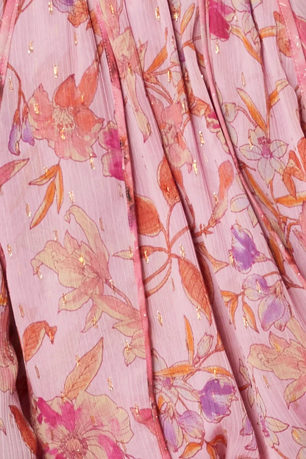Bella Top - Fire Florals