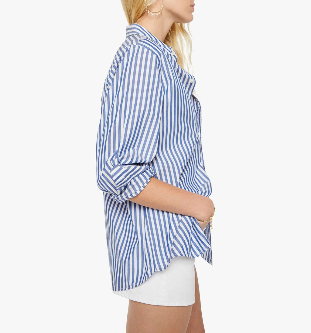 The Bestie - Bedhead Blue and White Stripes