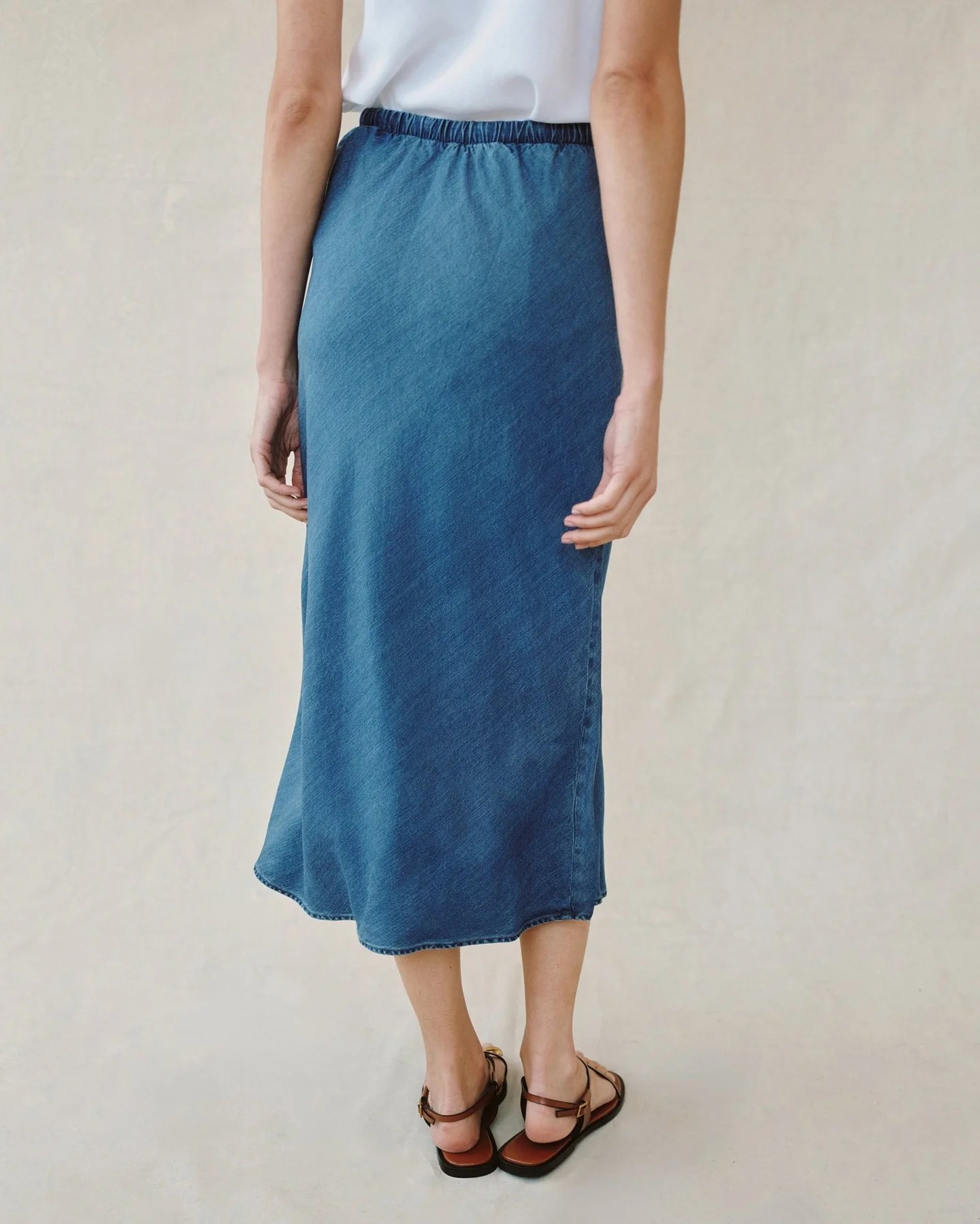 Bias Skirt - Moonlit Wash